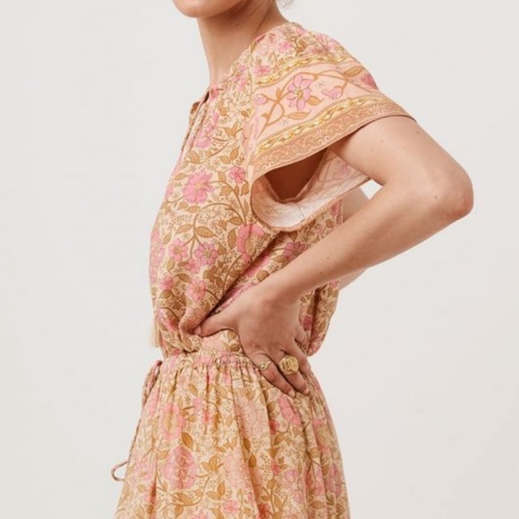 Spell Love Story Short Sleeve Blouse in Peach Blossom - Picture 8 of 15